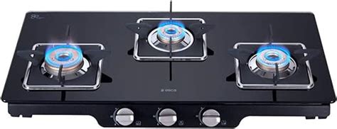 elica gas stove 3 burner stainless steel